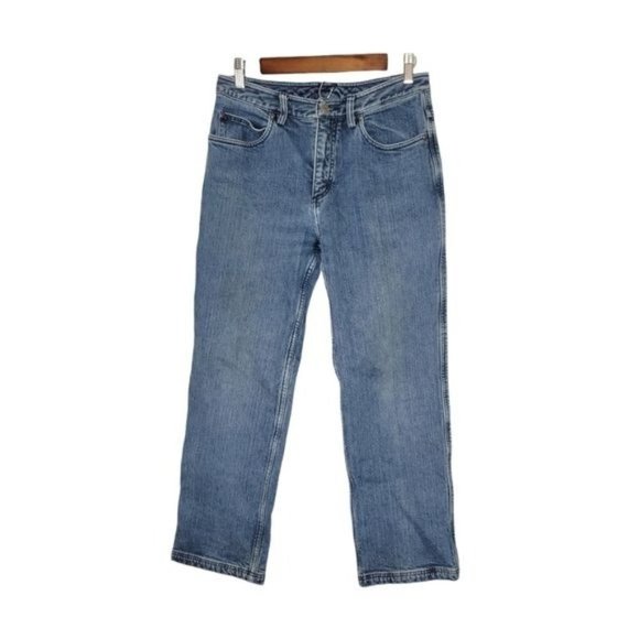 Duluth Trading Co Flannel Lined Straight Leg Heavyweight Jeans 6 - Picture 1 of 4